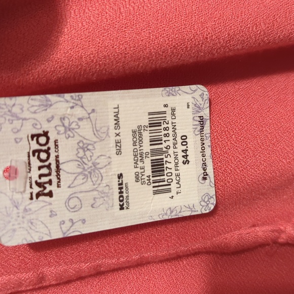 Mudd lace front peasant dress - Picture 2 of 4